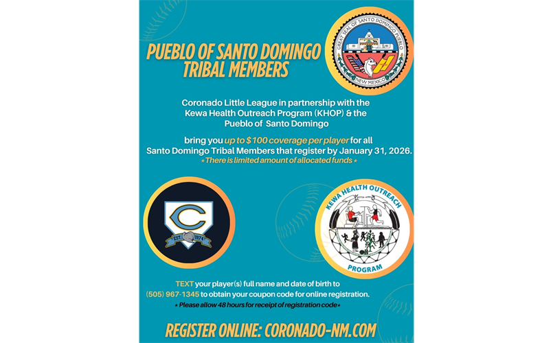 Santo Domingo Tribal Members Registration