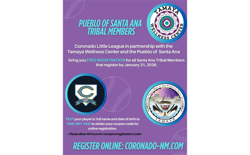 Santa Ana Tribal Members Registration