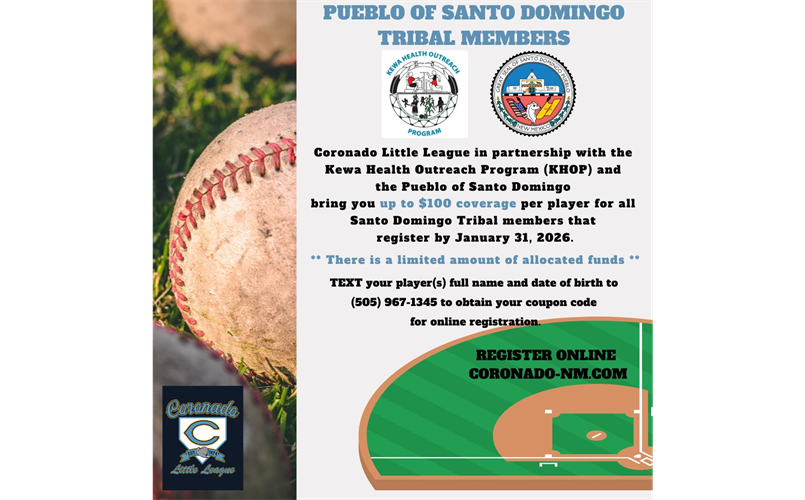 Santo Domingo Tribal Members Registration